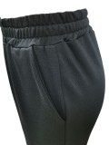 SC Solid Long Sleeve Casual Two Piece Pants Set MEM-88404