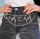 SC Shiny Rhinestone Letter Waist Chain BYCF-0137