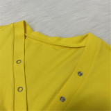 SC Letter Embroidery Function Buttoned Butt Flap Onesies Jumpsuit ME-Q759