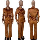 SC Solid Long Sleeve Two Piece Pants Set LSD-82009