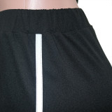 SC Casual Long Sleeve Reflective Strip 2 Piece Pants Set SH-390263