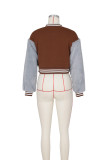 SC Casual Patchwork Zipper Baseball Jacket ZSD-0445