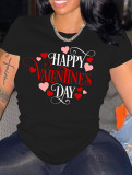 SC Valentine's Day Printed Short Sleeve O Neck T Shirt BDF-T6001