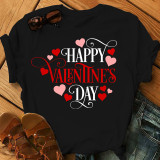 SC Valentine's Day Printed Short Sleeve O Neck T Shirt BDF-T6001