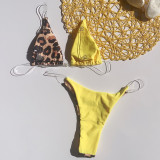 SC Sexy Leopard Patchwork Bikini Two Piece Sets CASF-8990