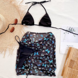 SC Summer Swimsuit Sexy Beach Bikini Three Piece Set CSYZ-B212W