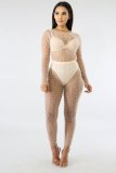 SC Sexy Mesh Perspective Pearls Two Piece Sets (Without Undergarment)NY-8577