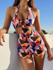 SC Sexy Halter Neck One-Piece Swimsuit CSYZ-B252W