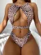 SC Sexy Leopard Print Hollow Swimsuit CSYZ-B251