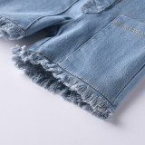 SC Baby Girl Summer Straps Jeans Shorts YKTZ-G07