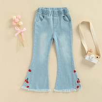 SC Kids Girl Denim Flared Jeans Pants YKTZ-2215-1