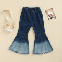 SC Kids Girl Denim Flared Jeans Pants YKTZ-2215