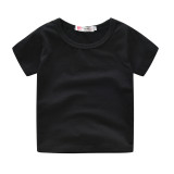SC Kids Boy Black T Shirt+Jeans Shorts 2 Piece Sets YKTZ-g16
