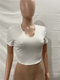 SC Solid Short Sleeve Slim T Shirt XMEF-1169