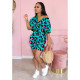 SC Leopard Print Short Sleeve Two Piece Suits GCNF-0029