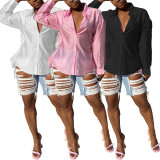 SC Sexy Backless Long Sleeve Shirt Top LDS-3302