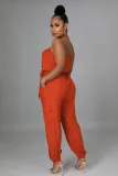 SC Solid Strapless Sashes Jumpsuit MXDF-6077