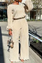 SC Casual Long Sleeve Loose Two Piece Pants Set MK-3077
