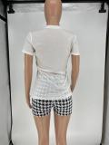 SC Casual Printed T Shirt And Shorts Two Piece Sets XYKF-9306