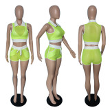 SC Sexy Sports Tank Top And Shorts 2 Piece Sets MUKF-071