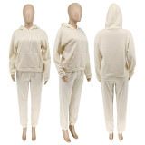 SC Casual Hoodie And Pants Two Piece Suits WMEF-20773