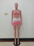 SC Sexy Gradient Swimwear Bikinis 3 Piece Sets AL-241