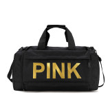 SC PINK Letter Travel Sports Portable Shoulder Storage Bag GBRF-167