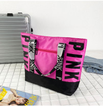 SC Pink Letter Travel Business Trip Storage Bag GBRF-170