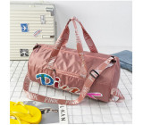 SC PINK Letter Travel Fitness Portable Shoulder Storage Bag GBRF-174