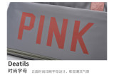 SC PINK Letter Print Dry and Wet Separation Extend Bag GBRF-244