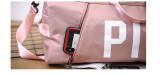 SC PINK Letter Travel Sports Portable Shoulder Storage Bag GBRF-139