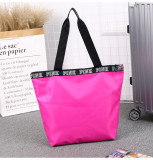 SC PINK Letter Travel Shopping Tote Storage Bag GBRF-153