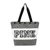 SC PINK Letter Travel Shopping Tote Storage Bag GBRF-153