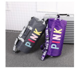 SC PINK Letter Travel Sports Waterproof Storage Bag GBRF-151