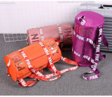 SC PINK Letter Sequin Travel Sports Waterproof Storage Bag GBRF-158