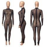 SC Sexy Mesh See Through Jumpsuit (Without Underwear)ME-8033