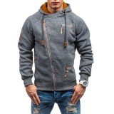 SC Men Fashion Side Zipper Hooded Sweatshirts FLZH-ZW75