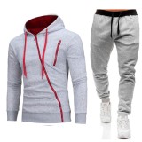 SC Men's Outdoor Casual Zip Sports Sweatshirt Sets FLZH-W01-ZK75