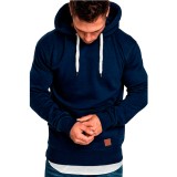 SC Men's Solid Color Outdoor Fitness Casual Sports Sweatshirts FLZH-ZW52