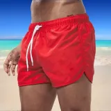 SC Men's Fashion Beach Solid Color Shorts FLZH-ZK39