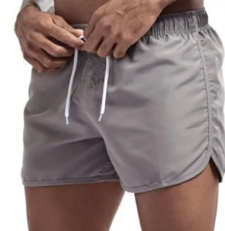 SC Men's Fashion Beach Solid Color Shorts FLZH-ZK39