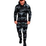 SC Men's Outdoor Sports Casual Camouflage Pullover Hooded Suit FLZH-W33-ZK33