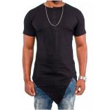 SC Men's Fashion Irregular Short Sleeve T-shirt FLZH-ZT13