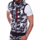 SC Men Camouflage Casual Zip Hooded Vest FLZH-ZW28