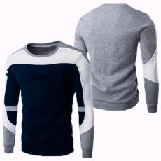 SC Men Color Block Long Sleeve Sweatshirt FLZH-ZW97