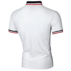 SC Men Neckline Splicing Short Sleeve Casual Polo FLZH-ZT66