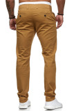 SC Men's Casual Slim Solid Color Pants FLZH-8816