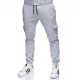 SC Men's Drawstring Solid Color Sports Casual Pants FLZH-ZK59