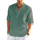 SC Men's Loose Casual Solid Color Top FLZH-ZT167
