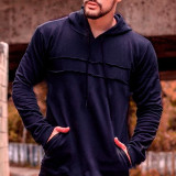 SC Men's Fashion Casual Solid Color Long Sleeve Hoodie Sweatshirt FLZH-ZW72